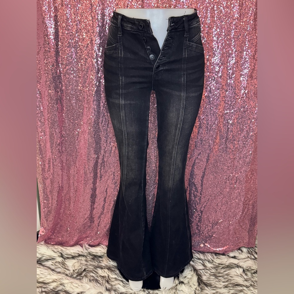 Flying Monkey Black Flare Jeans